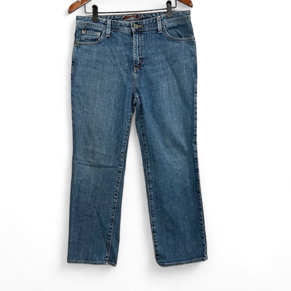 Eddie Bauer Jeans Womens Size 10S Blue Straight Denim Natural Fit Casual